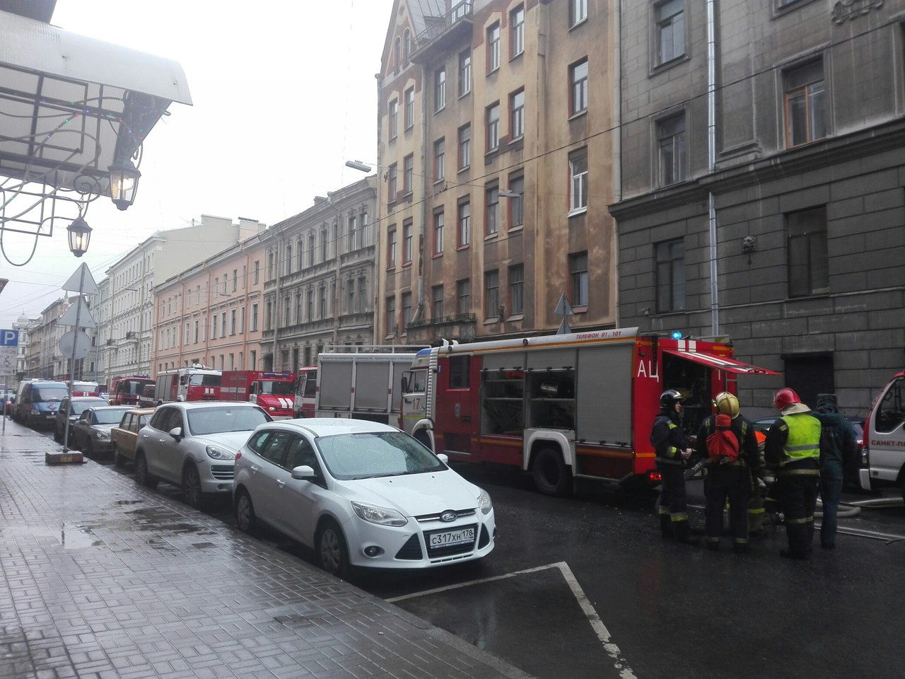 Пожар в Басковом переулке: пострадавший скончался
