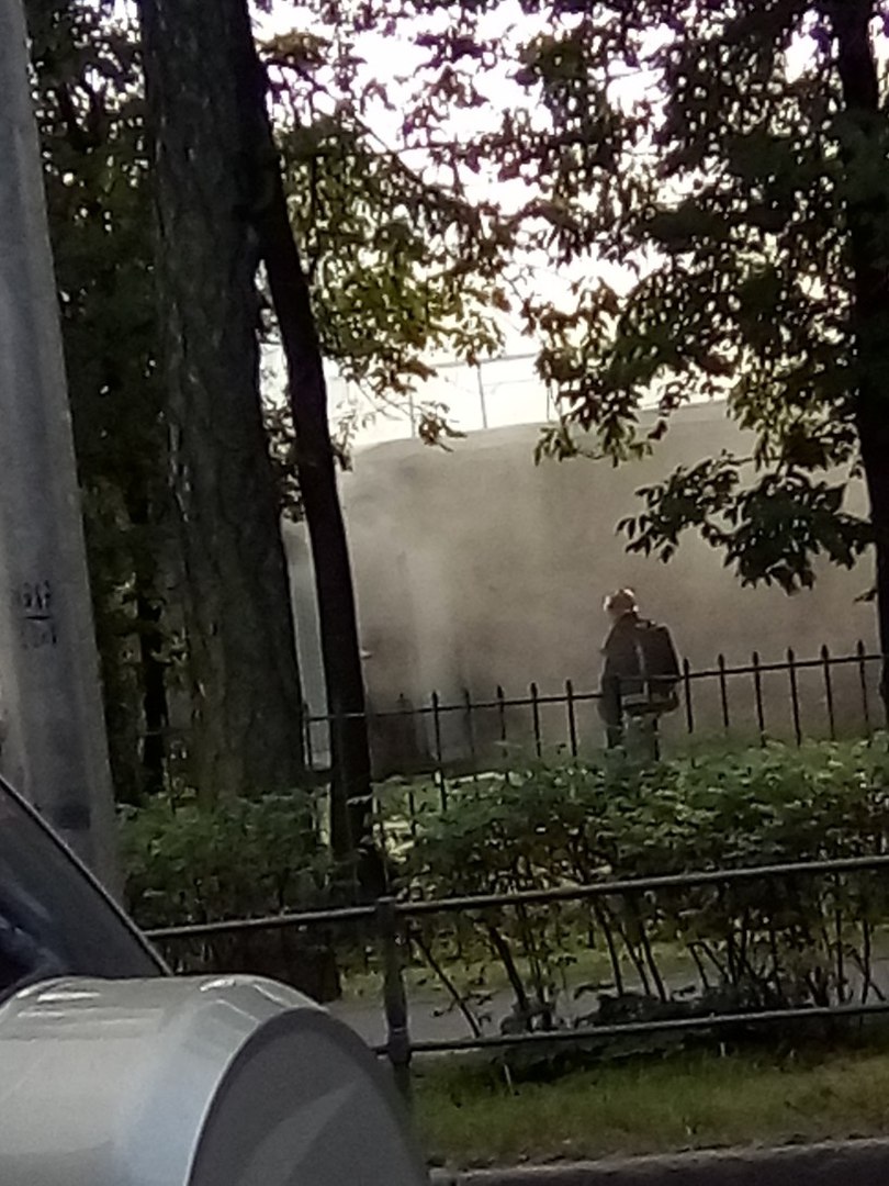 Пожар в Университете МВД в Пушкине: огонь удалось локализовать