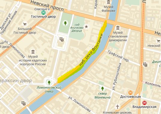 Участки набережной Фонтанки и Митрофаньевского шоссе закрывают с 29 апреля