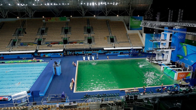 Синхронные прыжки в воду с трамплина 3 м на Олимпиаде: прямая трансляция