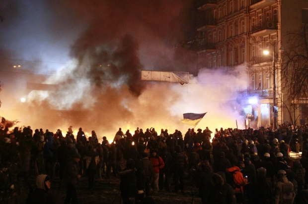 Пожар на улице Грушевского